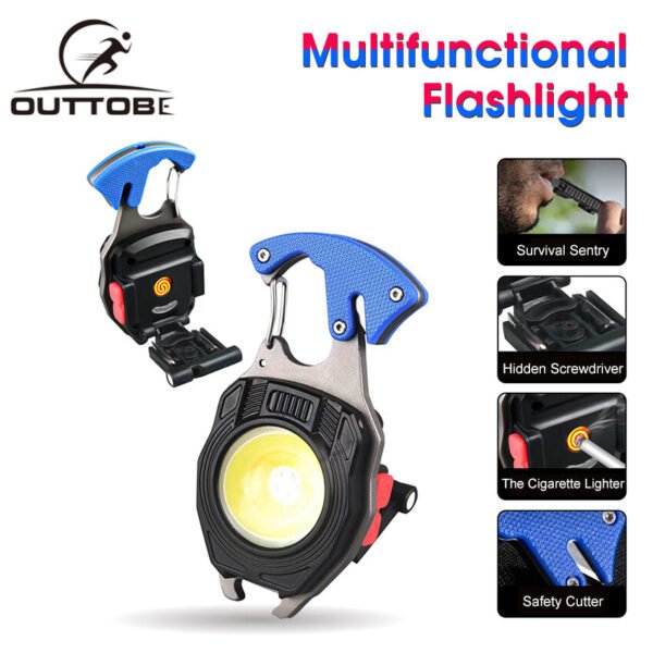 ⁦Lampe de Survie Multifonction Ultra-Compacte – 70g⁩ - الصورة ⁦2⁩