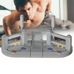 Planche de Musculation Multifonction – Résistance Réglable, Compacte et Antidérapante