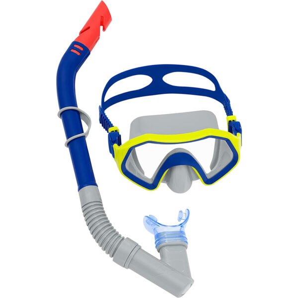 ⁦Masque et Tuba Bestway Crusader pour Enfants 7+ – طقم غوص للأطفال من سن 7 سنوات فما فوق⁩ - الصورة ⁦3⁩