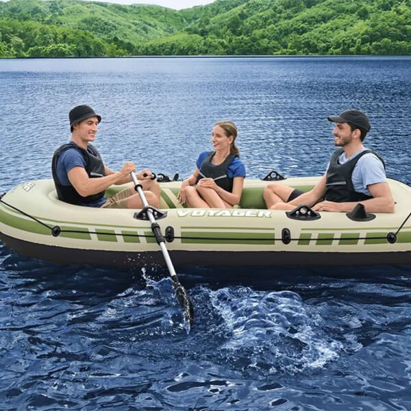 ⁦Bateau Gonflable Bestway Voyager X3 avec Rames et Pompe – 294 x 137 cm – Modèle 65164 قارب قابل للنفخ Bestway Voyager X3 مع مجاديف ومضخة – 294 × 137 سم – موديل 65164⁩ - الصورة ⁦6⁩