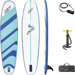 Planche de Surf Gonflable Hydro-Force 188 x 99 x 22 cm avec Pompe Bestway 65336 – لوح ركوب الأمواج قابل للنفخ