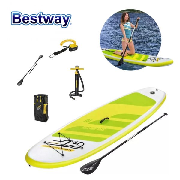 ⁦Planche Paddle Gonflable 305x84 cm avec Pompe Bestway Sea Breeze – لوح تجديف هوائي مع حقيبة ومضخة⁩ - الصورة ⁦5⁩