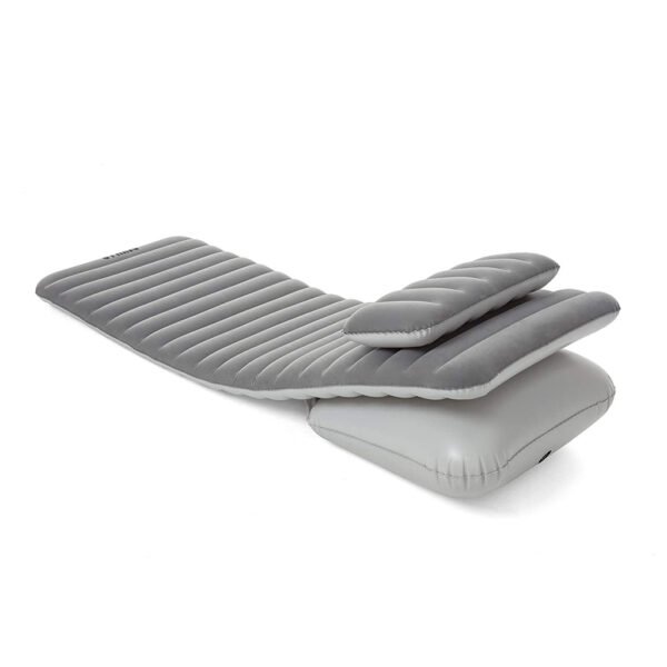 ⁦Matelas Gonflable 1 Place avec Oreillers – Ergonomique et Extérieur⁩ - الصورة ⁦2⁩