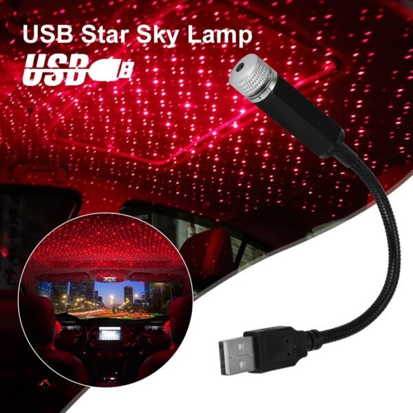 ⁦Bande LED Fibre Optique RGB + Mini Projecteur Offert – USB, Ambiance Fluo⁩ - الصورة ⁦3⁩