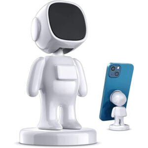 Support Téléphone Voiture Astronaute – Magnétique et Rotatif