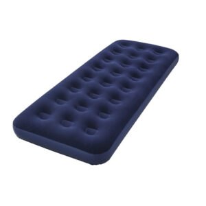 Matelas Gonflable Simple 185x76cm avec Revêtement Velours – Confort Intérieur et Extérieur