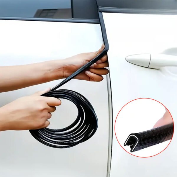 ⁦Bande de Protection Universelle pour Portière de Voiture – 10M PVC Renforcé⁩ - الصورة ⁦5⁩