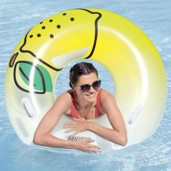 Bouée Gonflable Ronde 114 cm avec Poignées – Bestway 36448 عوامة دائرية قابلة للنفخ مع مقابض – بيست واي 36448