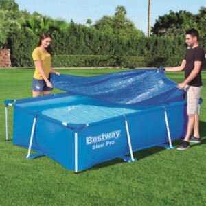 Bâche de Piscine Rectangulaire 259 x 170 cm en PE Bestway 58105 – غطاء مسبح مستطيل بولي إيثيلين