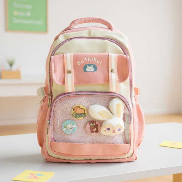 ⁦Sac à Dos Kawaii Enfant – Personnalisable, Léger et Confortable⁩ - الصورة ⁦4⁩