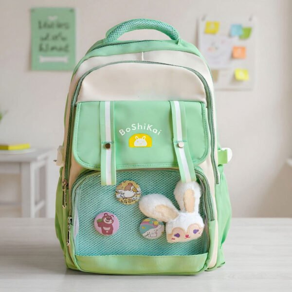 ⁦Sac à Dos Kawaii Enfant – Personnalisable, Léger et Confortable⁩ - الصورة ⁦3⁩