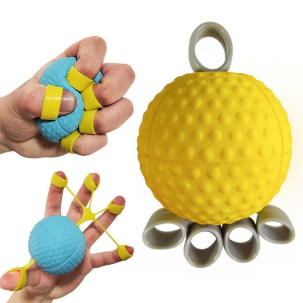 ⁦Balle de Rééducation en Silicone – Renforcement Main & Doigts, Anti-Stress⁩ - الصورة ⁦7⁩