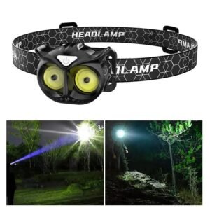 Lampe frontale LED rechargeable – 5 modes, IPX4 مصباح رأس قابل للشحن  – 5 أوضاع، مقاوم للماء