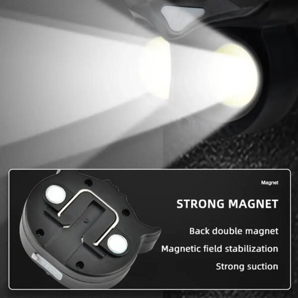 ⁦Lampe frontale LED rechargeable – 5 modes, IPX4 مصباح رأس قابل للشحن  – 5 أوضاع، مقاوم للماء⁩ - الصورة ⁦8⁩