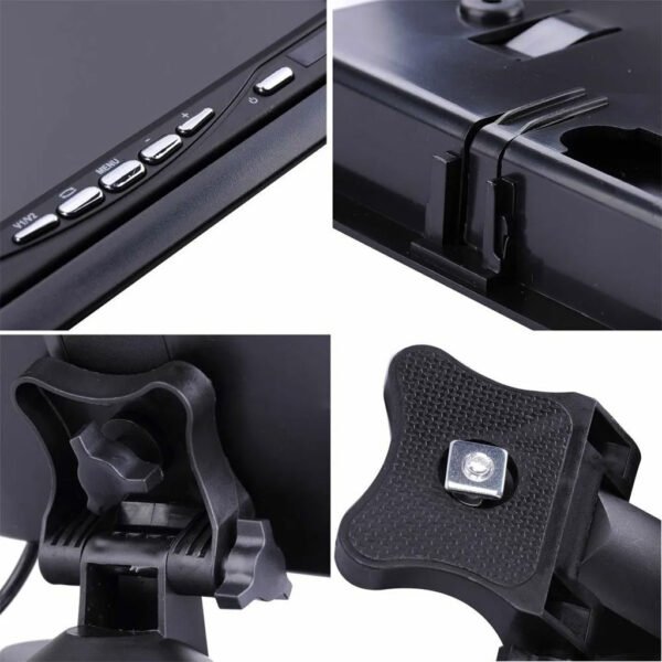 ⁦Moniteur Voiture 7" LCD TFT pour Caméra de Recul – Double Entrée Vidéo⁩ - الصورة ⁦8⁩