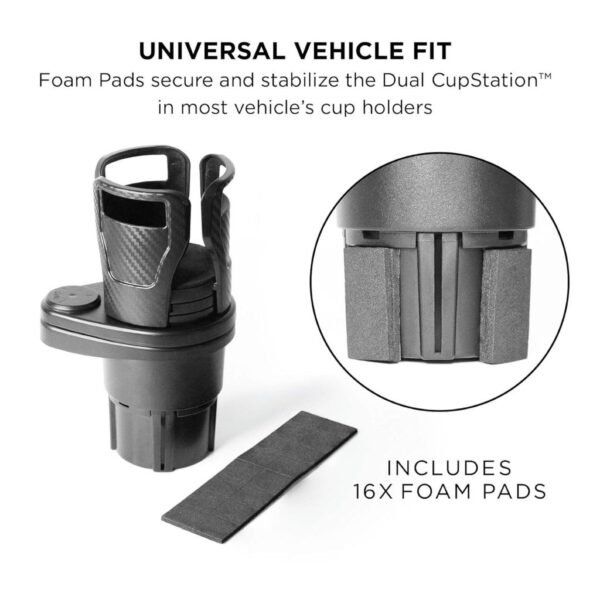 ⁦Porte-Gobelet Double Rotatif pour Voiture – Dream Hub CupStation⁩ - الصورة ⁦3⁩