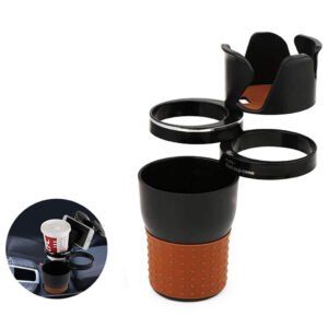 Porte-Gobelets Voiture 5-en-1 Rotatif et Multifonction