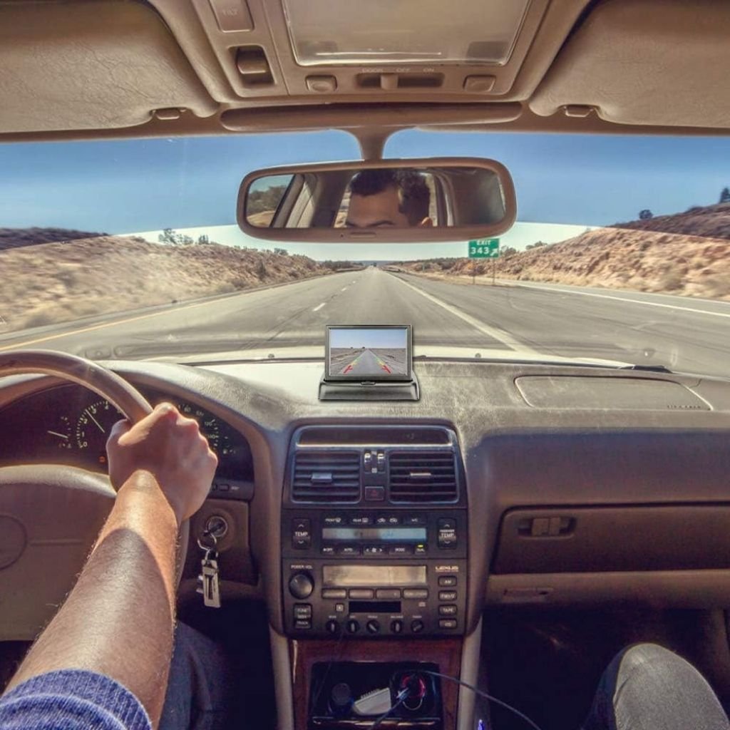 Moniteur Voiture LCD 4,3” Pliable et Universel - الصورة 9