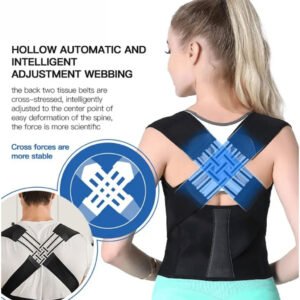 Correcteur de Posture Réglable Discret – Soulagement du Dos et des Épaules