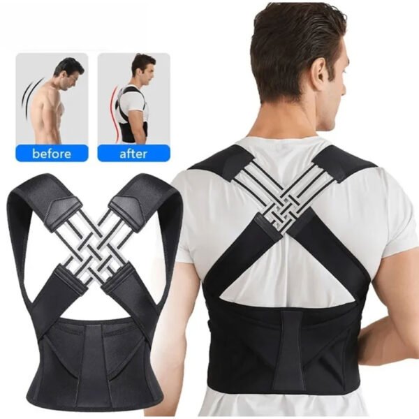 ⁦Correcteur de Posture Réglable Discret – Soulagement du Dos et des Épaules⁩ - الصورة ⁦6⁩