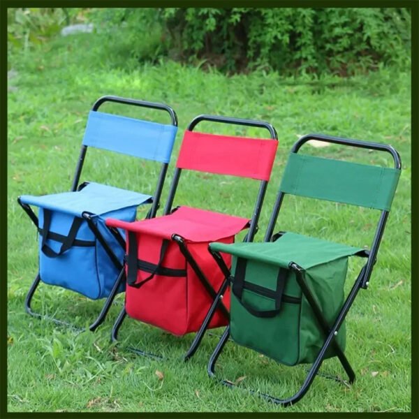 ⁦Chaise pliante avec sac intégré كرسي قابل للطي  مع حقيبة مدمجة⁩ - الصورة ⁦2⁩