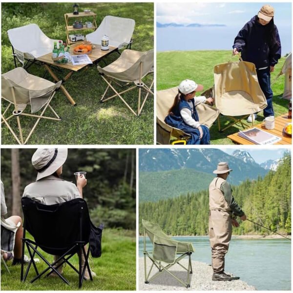 ⁦Chaise de Camping Pliante PM – Confortable et Portable كرسي تخييم قابل للطي ومريح – حجم صغير⁩ - الصورة ⁦4⁩