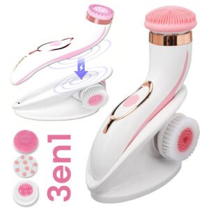 Brosse Nettoyante Visage Électrique à Micro-Vibrations Étanche – فرشاة تنظيف الوجه