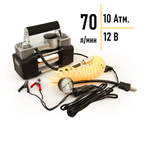 ⁦Compresseur Portable Haute Pression – Voiture, SUV, Moto & Plus⁩ - الصورة ⁦6⁩