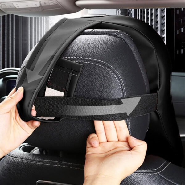 ⁦Appui-tête Voiture Confort Mousse Mémoire – Universel et Lavable⁩ - الصورة ⁦3⁩