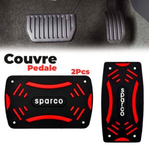 Couvre-Pédales Universels Métalliques pour Boîte Automatique – 2 Pièces