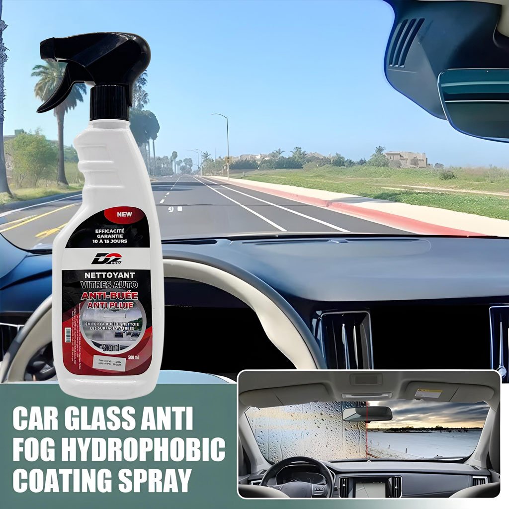 Spray Anti-Pluie & Anti-Buée pour Vitres – 500 ml - الصورة 4
