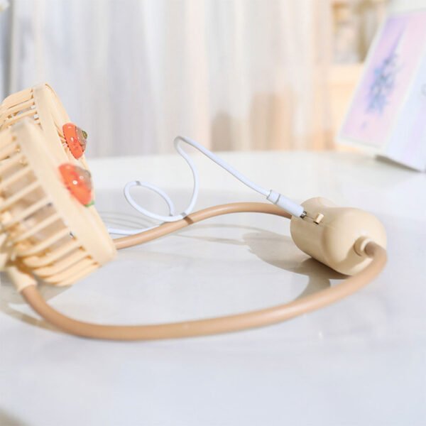 ⁦Ventilateur Tour de Cou Portable – Réglable 360° et Mains Libres⁩ - الصورة ⁦7⁩