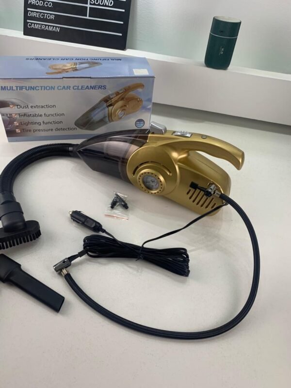⁦Aspirateur Voiture 2-en-1 avec Gonfleur Numérique et LED⁩ - الصورة ⁦6⁩