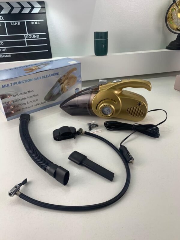 ⁦Aspirateur Voiture 2-en-1 avec Gonfleur Numérique et LED⁩ - الصورة ⁦5⁩