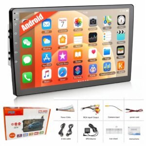 Autoradio Android 12.2 Écran Tactile 9” – GPS, Bluetooth, WiFi & Caméra de Recul