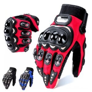 Gants de Moto Tactiles Imperméables avec Protection Renforcée – Multi-Saison