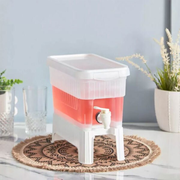 ⁦Distributeur de Boissons 4L avec Robinet – Design Compact et Élégant⁩ - الصورة ⁦3⁩