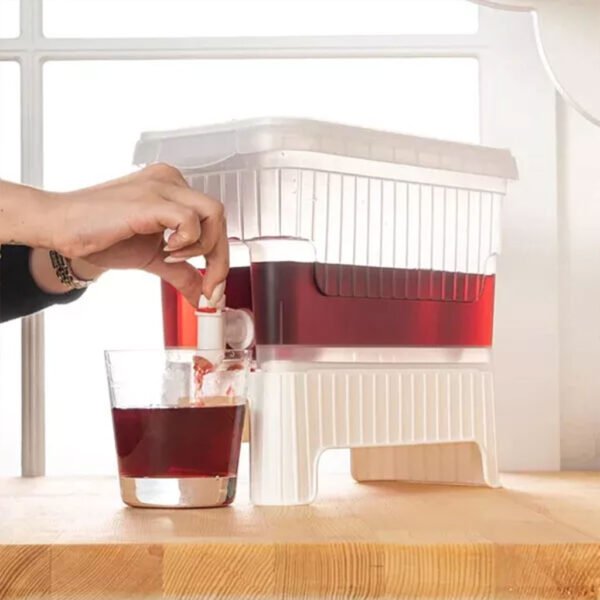 Distributeur de Boissons 4L avec Robinet – Design Compact et Élégant