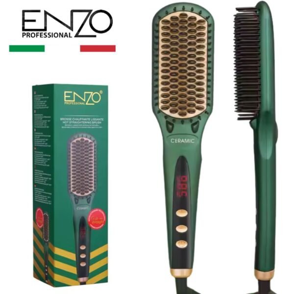 ⁦Brosse Lissante ENZO EN-4105 – Lissage Rapide et Brillant⁩ - الصورة ⁦9⁩
