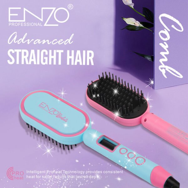⁦Brosse Lissante ENZO Barbie – Lissage Soin & Technologie Ionique⁩ - الصورة ⁦6⁩
