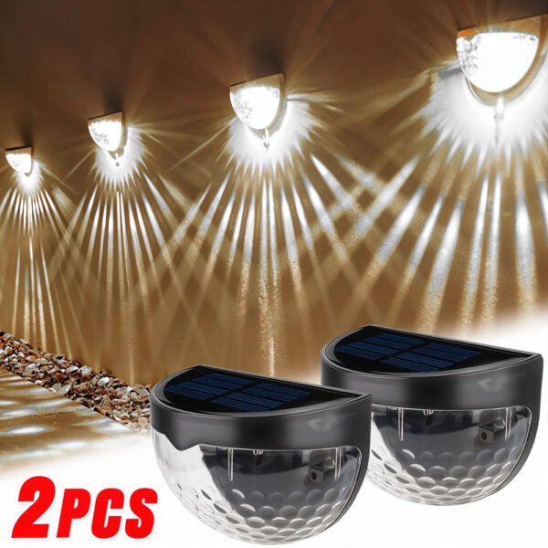 ⁦Applique Solaire LED Extérieure IP65 – Éclairage Éco pour Jardin et Cour⁩ - الصورة ⁦3⁩