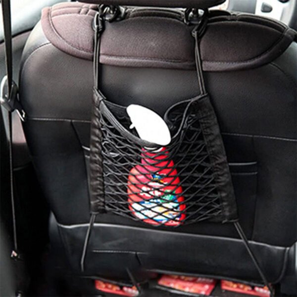 ⁦Filet Organisateur Élastique pour Siège Avant de Voiture⁩ - الصورة ⁦3⁩