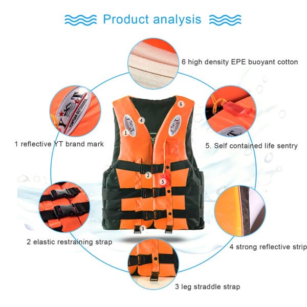 ⁦Gilet de Sauvetage Enfant – Haute Qualité et Sécurité Optimale | سترة نجاة عالية الجودة للأطفال⁩ - الصورة ⁦3⁩
