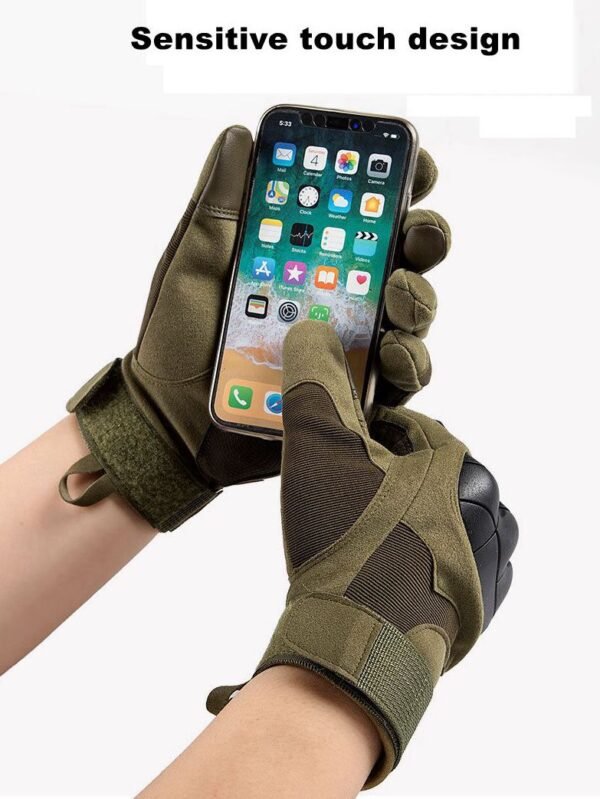 ⁦Gants Tactiques Antidérapants pour Extérieur – Écran Tactile & Respirants⁩ - الصورة ⁦5⁩