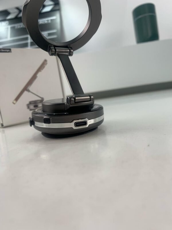 ⁦Support Magnétique Pliable avec Ventouse Puissante – Réglable & Portable⁩ - الصورة ⁦3⁩