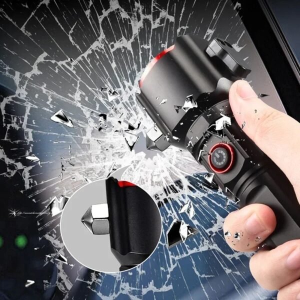 ⁦Lampe torche LED rechargeable avec Power Bank مصباح يدوي قابل للشحن مع باور بانك⁩ - الصورة ⁦6⁩
