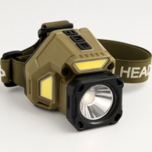 Lampe frontale à détection de mouvement  مصباح رأسي قابل للشحن