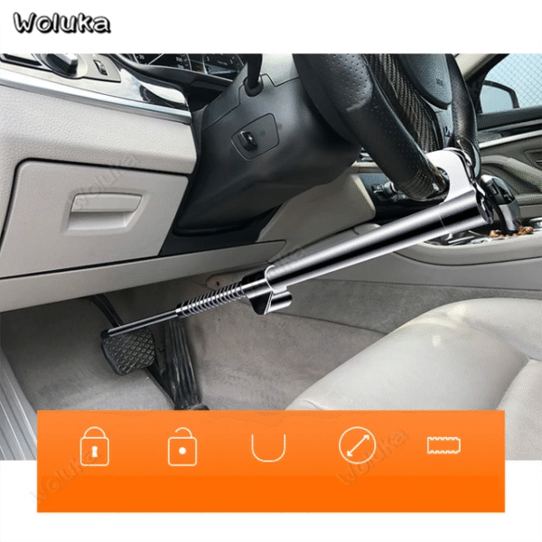 ⁦Antivol Voiture Polyvalent – Sécurité Renforcée et Marteau de Secours⁩ - الصورة ⁦7⁩