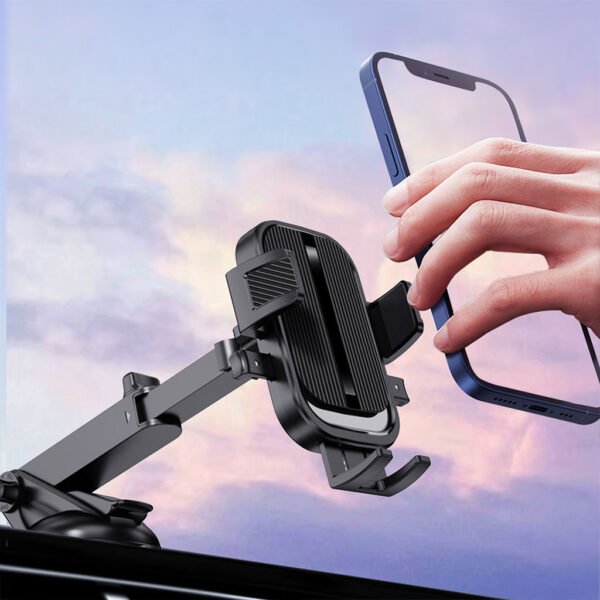 Support Téléphone Voiture Universel – Ultra Stable et Fixation Multiple