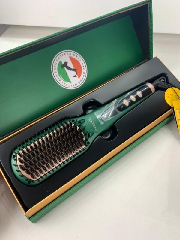 ⁦Brosse Lissante ENZO EN-4105 – Lissage Rapide et Brillant⁩ - الصورة ⁦8⁩
